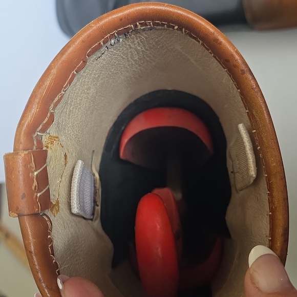 Two-Tone Leather Riding Boots - Picture 6 of 16